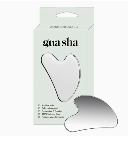 Stainless Steel Gua Sha Facial Tool, Metal Gua Sha Massage Tool For Face And Body <br> <span class='text-color-warm'>سيتوفر قريباً</span>